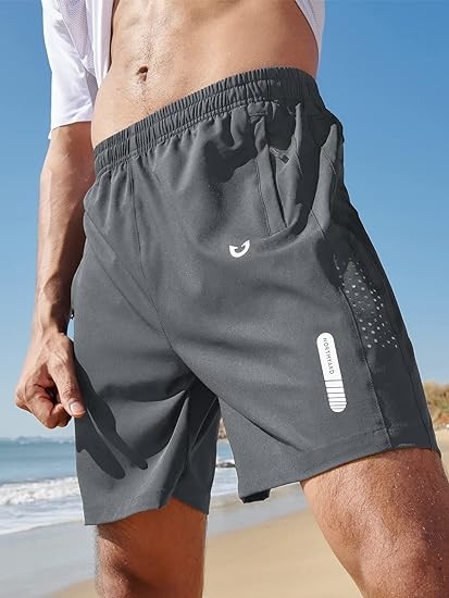 NORTHYARD Men's Athletic Running Shorts Quick Dry Workout Shorts 7"/ 5"/ 9" Lightweight Sports Gym Basketball Shorts Hiking
