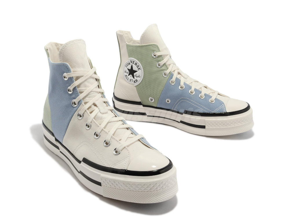 Converse Chuck 70 Plus HI White Blue Green Men Unisex Casual Lifestyle A04370C