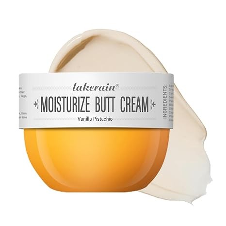 LADYFOX 250ML Body Bum Cream,Repair and Smooth Body Butt Cream,Butt Acne Clearing Cream,Moisturizing Body Cream Suitable for Dry Skin Use in Winter (250ML Vanilla Pistachio Scent)