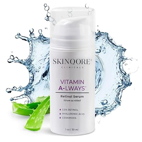 Retinol Cream for Face with Hyaluronic Acid Moisturizer | Glass Skin | Exfoliating Cream for Women | Anti Wrinkle | Ceramides Antioxidant Vitamin A Night Cream | Natural Skin Care - 1 Oz